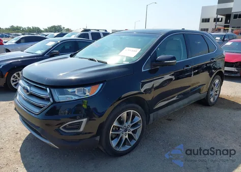 2017 Ford Edge Titanium z USA, uszkodzony, nr VIN 2FMPK4K98HBB60886